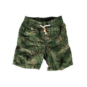 Wonder Nation Tropical Shorts 2T Boys Green Used